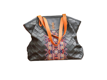 Helena Tote Bag - Black cow